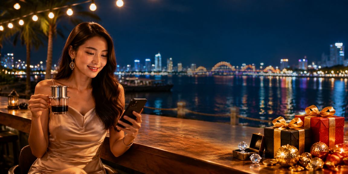 Người dùng đăng ký tài khoản a3b trên điện thoại tại Đà Nẵng